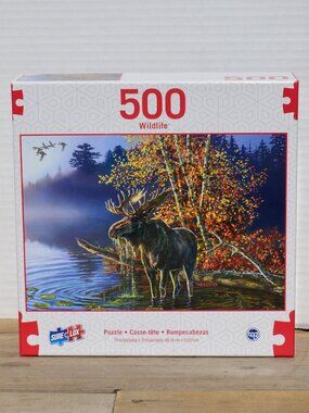 500 PIECE SURE LOX PUZZLE "WILDLIFE" NEW SEALED